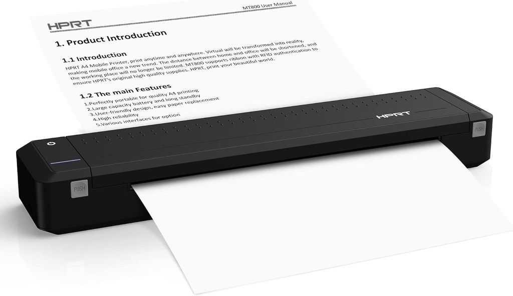 IMPRESORA TERMICA PORTATIL HPRT MT800 A4 BLUETOOTH